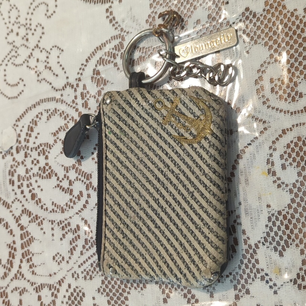 Loungefly coin purse with anchor print
